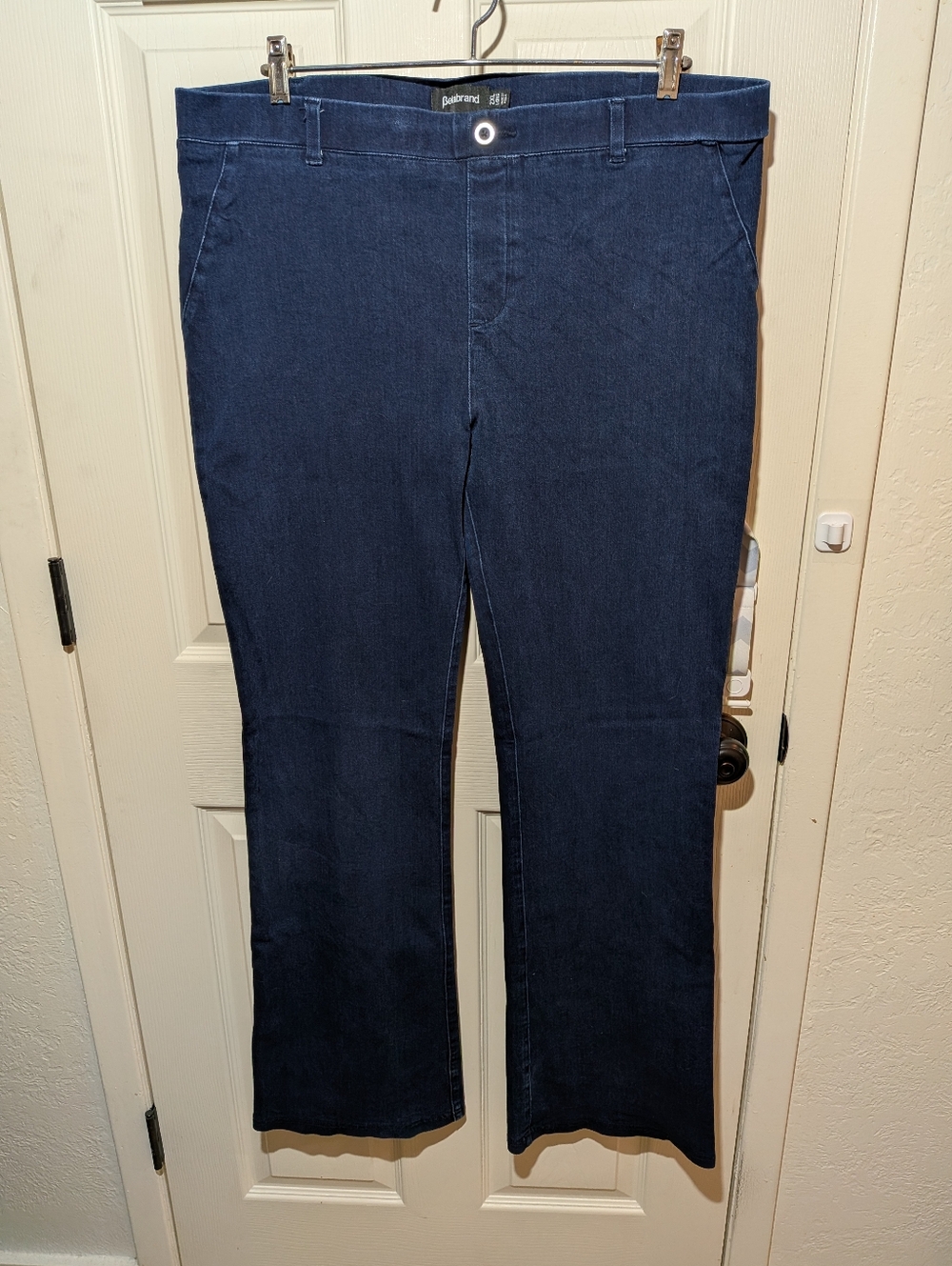 Betabrand 2XL Long Bootcut Stretch Denim